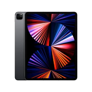 Apple iPad Pro 12.9" 2021 com chip M1, tela Liquid Retina XDR de 12,9" e conectividade 4G.