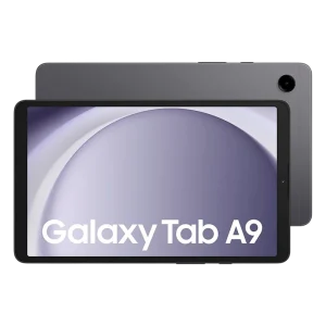 Samsung Galaxy Tab A9 8.7" com tela PLS LCD e conectividade 4G/LTE.