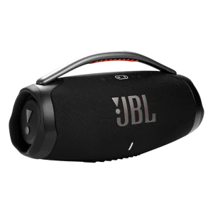 Coluna Bluetooth JBL Boombox 3 com 180W de potência, resistência IP67, até 24 horas de autonomia e conectividade Bluetooth 5.1.