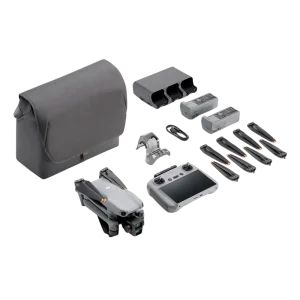 Imagem do drone DJI Mavic Air 2 Fly More Combo com câmara 48 MP e acessórios Fly More Combo.