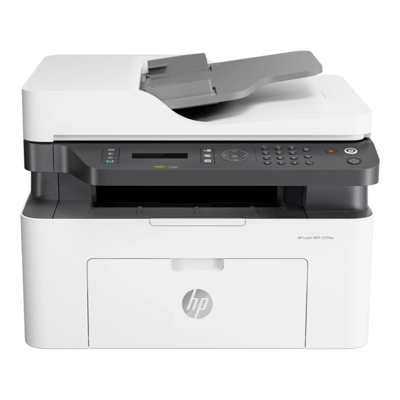 Impressora Multifuncional HP LaserJet M137fnw – Laser Monocromática com Rede e Wi-Fi