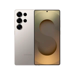 Imagem do Samsung Galaxy S25 Ultra destacando seu design sofisticado e câmera de 200 MP.